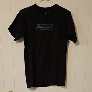 Champion Black Short Sleeve Tee